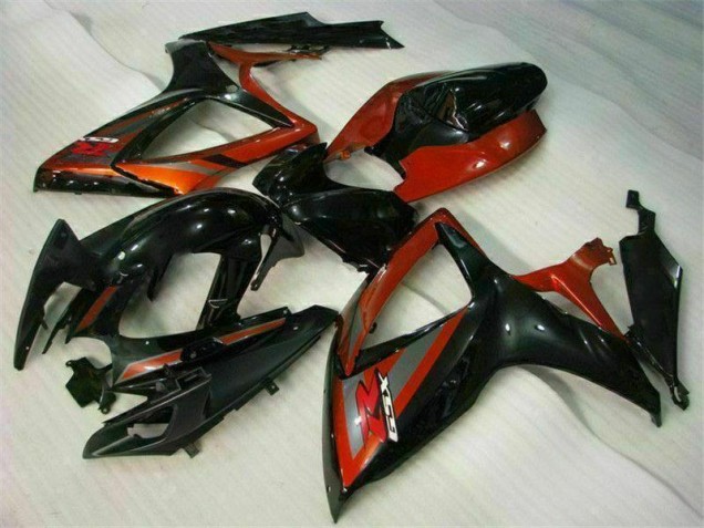 2006-2007 Black Red Suzuki GSXR 600/750 Full Fairing Kit 2006-2007 Black Red Suzuki GSXR 600/750 Full Fairing Kit