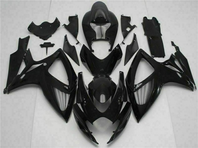 2006-2007 Black Suzuki GSXR 600/750 Abs Fairing Kits 2006-2007 Black Suzuki GSXR 600/750 Abs Fairing Kits