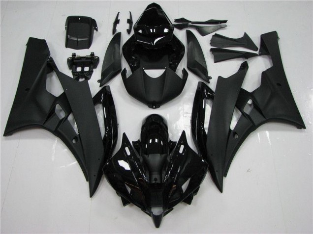 2006-2007 Black Yamaha YZF R6 Abs Fairings 2006-2007 Black Yamaha YZF R6 Abs Fairings