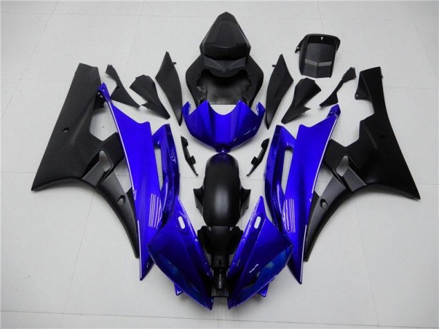 2006-2007 Blue Black Yamaha YZF R6 Fairings & Bodywork 2006-2007 Blue Black Yamaha YZF R6 Fairings & Bodywork