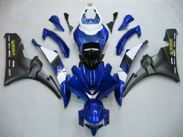 2006-2007 Blue Black Yamaha YZF R6 Full Fairing Kit 2006-2007 Blue Black Yamaha YZF R6 Full Fairing Kit