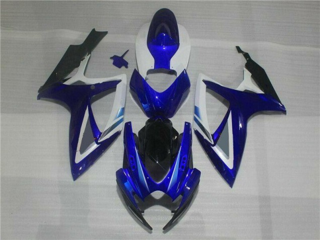 2006-2007 Blue White Suzuki GSXR 600/750 Fairings & Bodywork 2006-2007 Blue White Suzuki GSXR 600/750 Fairings & Bodywork