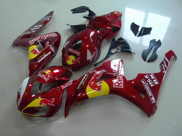 2006-2007 Candy Red Red Bull Honda CBR1000RR Fairings 2006-2007 Candy Red Red Bull Honda CBR1000RR Fairings