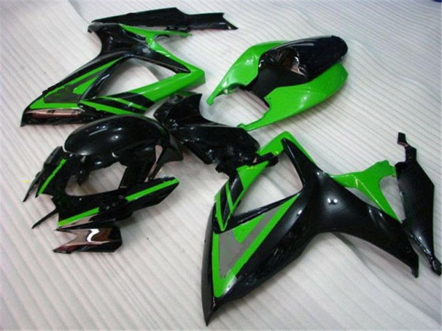 2006-2007 Green Black Suzuki GSXR 600/750 Fairings 2006-2007 Green Black Suzuki GSXR 600/750 Fairings