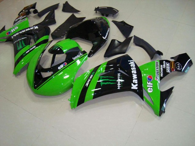 2006-2007 Green Monster Race Kawasaki Ninja ZX10R Fairings 2006-2007 Green Monster Race Kawasaki Ninja ZX10R Fairings