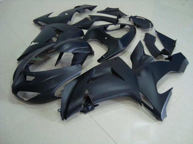 2006-2007 Matte Black Kawasaki Ninja ZX10R Injection Fairing Kit 2006-2007 Matte Black Kawasaki Ninja ZX10R Injection Fairing Kit