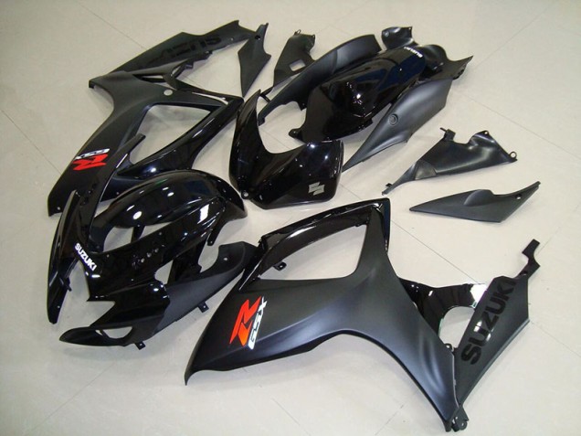 2006-2007 Matte Black Suzuki GSXR750 Fairings 2006-2007 Matte Black Suzuki GSXR750 Fairings