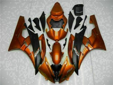 2006-2007 Orange Yamaha YZF R6 Fairings