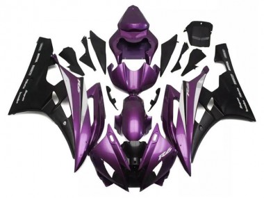 2006-2007 Purple Black Yamaha YZF R6 Fairings