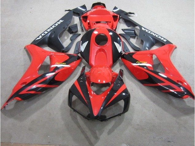 2006-2007 Red Black Fireblade Honda CBR1000RR Fairings 2006-2007 Red Black Fireblade Honda CBR1000RR Fairings