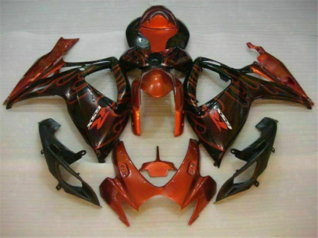 2006-2007 Red Suzuki GSXR 600/750 Fairings 2006-2007 Red Suzuki GSXR 600/750 Fairings