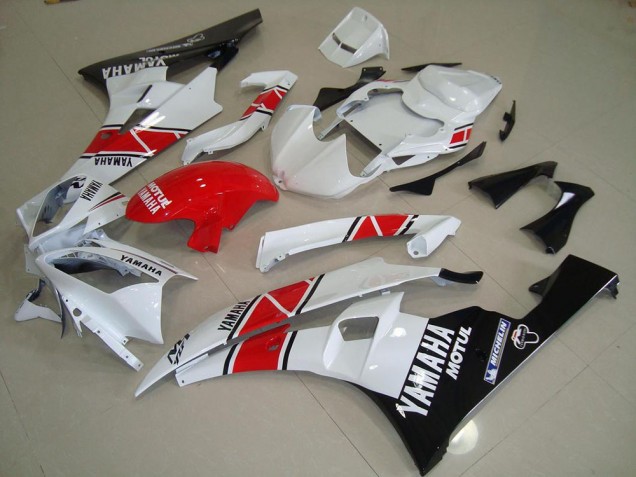 2006-2007 Red White Black Yamaha YZF R6 Fairings & Bodywork 2006-2007 Red White Black Yamaha YZF R6 Fairings & Bodywork