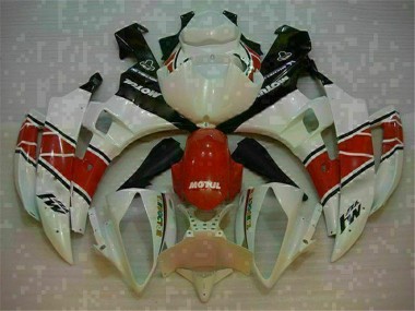 2006-2007 Red White Yamaha YZF R6 Abs Fairings