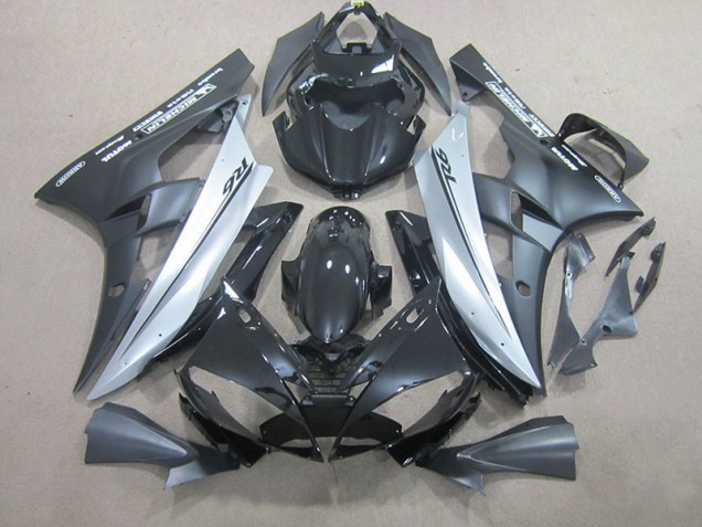 2006-2007 Silver Black Yamaha YZF R6 Fairing Kit & Bodywork 2006-2007 Silver Black Yamaha YZF R6 Fairing Kit & Bodywork