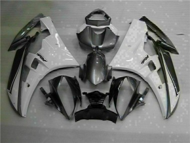 2006-2007 White Silver Yamaha YZF R6 Fairings