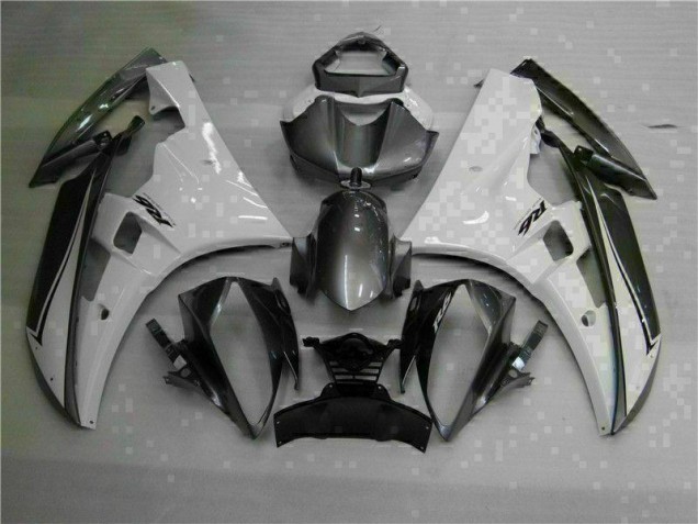 2006-2007 White Silver Yamaha YZF R6 Fairings 2006-2007 White Silver Yamaha YZF R6 Fairings