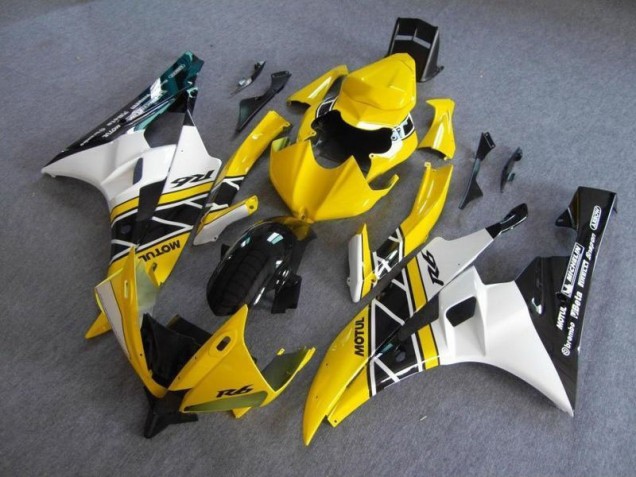 2006-2007 Yellow Black Yamaha YZF R6 Fairings 2006-2007 Yellow Black Yamaha YZF R6 Fairings