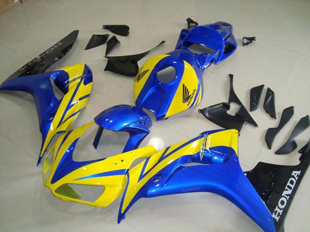 2006-2007 Yellow Blue Black Honda CBR1000RR Fairings 2006-2007 Yellow Blue Black Honda CBR1000RR Fairings