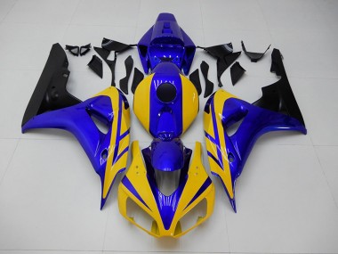 2006-2007 Yellow Blue Honda CBR1000RR Fairings