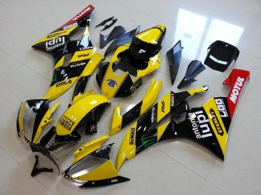 2006-2007 Yellow Monster Lupi Yamaha YZF R6 Fairings