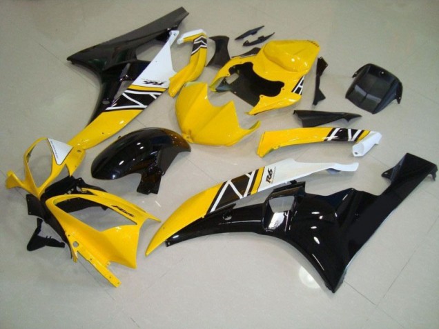 2006-2007 Yellow Yamaha YZF R6 Abs Fairings 2006-2007 Yellow Yamaha YZF R6 Abs Fairings
