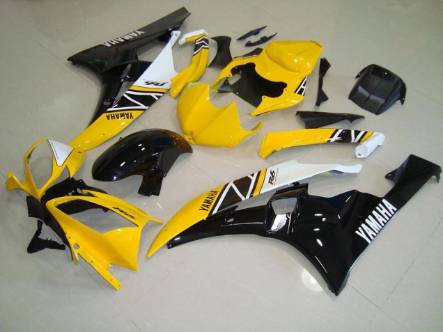2006-2007 Yellow Yamaha YZF R6 Fairings 2006-2007 Yellow Yamaha YZF R6 Fairings