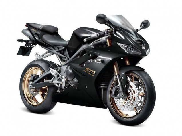 2006-2008 Black Triumph Daytona 675 Triple Fairings 2006-2008 Black Triumph Daytona 675 Triple Fairings