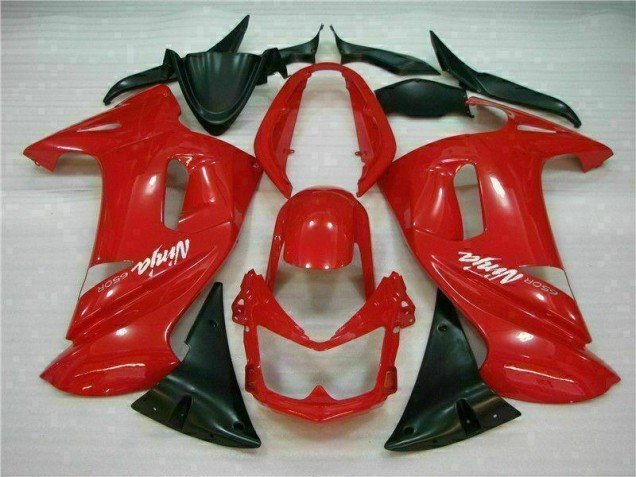 2006-2008 Glossy Red Kawasaki Ninja EX650 Fairings 2006-2008 Glossy Red Kawasaki Ninja EX650 Fairings