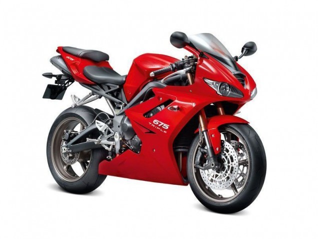 2006-2008 Red Triumph Daytona 675 Triple Fairings 2006-2008 Red Triumph Daytona 675 Triple Fairings
