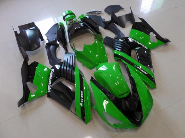 2006-2011 Green and Black Kawasaki Ninja ZX14R Fairings 2006-2011 Green and Black Kawasaki Ninja ZX14R Fairings