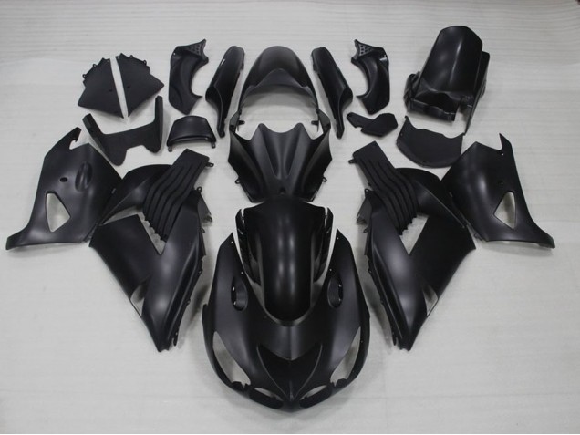 2006-2011 Matte Black Kawasaki Ninja ZX14R Fairings & Bodywork 2006-2011 Matte Black Kawasaki Ninja ZX14R Fairings & Bodywork