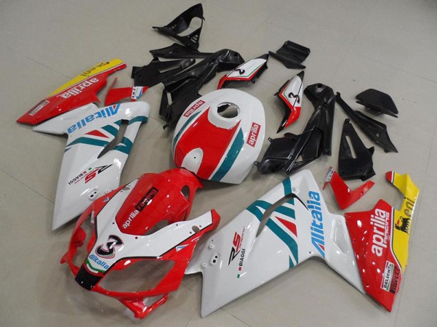 2006-2011 Red and Wihte Aprilia RS125 Fairings 2006-2011 Red and Wihte Aprilia RS125 Fairings
