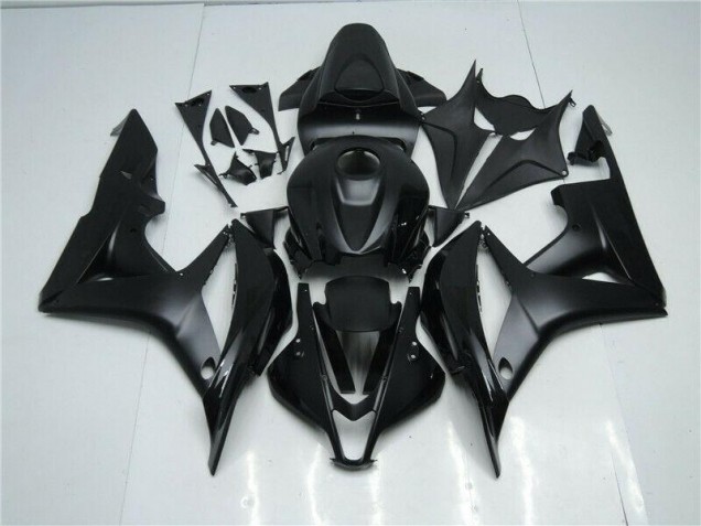 2007-2008 Black Honda CBR600RR Plastics Fairings 2007-2008 Black Honda CBR600RR Plastics Fairings