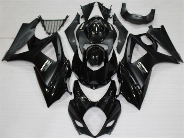 2007-2008 Black Suzuki GSXR 1000 Fairings 2007-2008 Black Suzuki GSXR 1000 Fairings