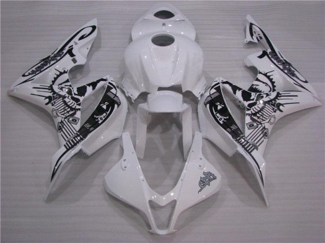 2007-2008 Black White Honda CBR600RR Fairings 2007-2008 Black White Honda CBR600RR Fairings