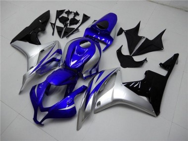 2007-2008 Blue Silver Black Honda CBR600RR Fairings