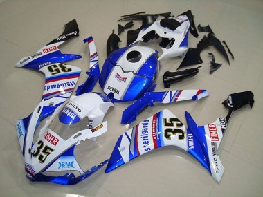 2007-2008 Blue Stickers Yamaha YZF R1 Fairings