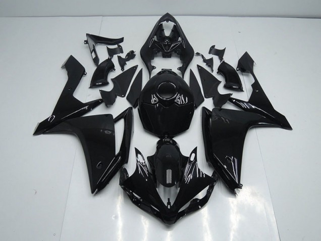 2007-2008 Glossy Black Yamaha YZF R1 Fairings 2007-2008 Glossy Black Yamaha YZF R1 Fairings