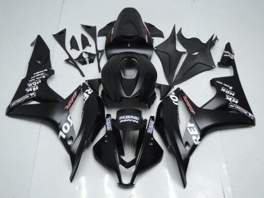 2007-2008 Matte Black Repsol Honda CBR600RR Fairings