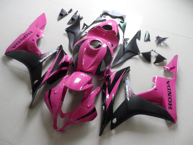 2007-2008 Pink Black Honda CBR600RR Fairings 2007-2008 Pink Black Honda CBR600RR Fairings