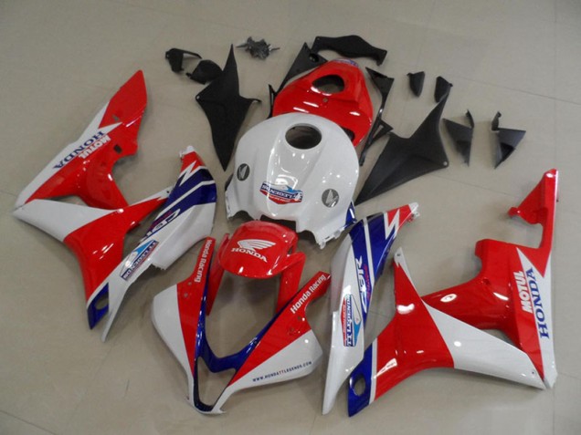 2007-2008 Red White Honda CBR600RR Fairings 2007-2008 Red White Honda CBR600RR Fairings
