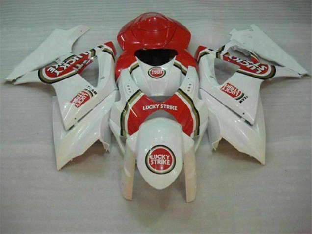 2007-2008 Red White Suzuki GSXR 1000 Fairings & Bodywork 2007-2008 Red White Suzuki GSXR 1000 Fairings & Bodywork