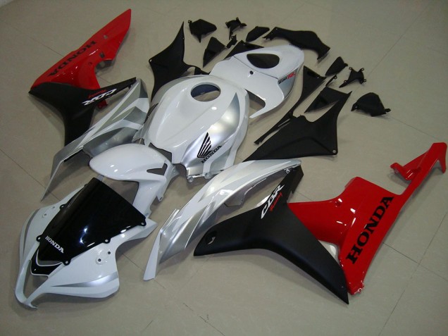 2007-2008 White Black Red Honda CBR600RR Fairings 2007-2008 White Black Red Honda CBR600RR Fairings