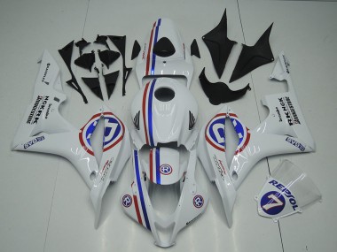2007-2008 White Honda CBR600RR Fairings