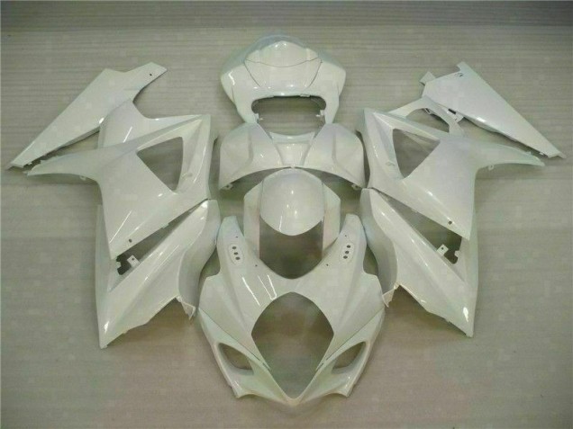2007-2008 White Suzuki GSXR 1000 Fairings 2007-2008 White Suzuki GSXR 1000 Fairings