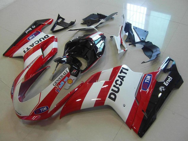 2007-2012 Generali Ducati 848 1098 1198 Fairing Kit 2007-2012 Generali Ducati 848 1098 1198 Fairing Kit