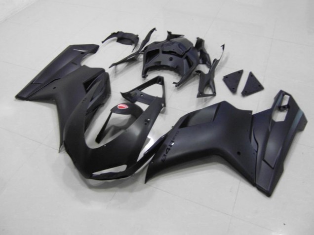 2007-2012 Matte Black Black Sticker Ducati 848 1098 1198 Fairings 2007-2012 Matte Black Black Sticker Ducati 848 1098 1198 Fairings