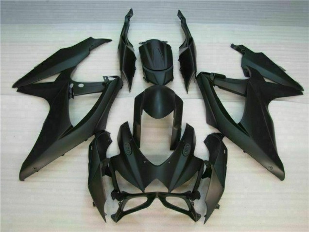 2008-2010 Black Suzuki GSXR 600/750 Full Fairing Kit 2008-2010 Black Suzuki GSXR 600/750 Full Fairing Kit