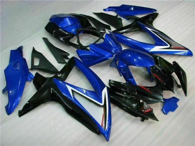 2008-2010 Blue Black Suzuki GSXR 600/750 Fairings 2008-2010 Blue Black Suzuki GSXR 600/750 Fairings