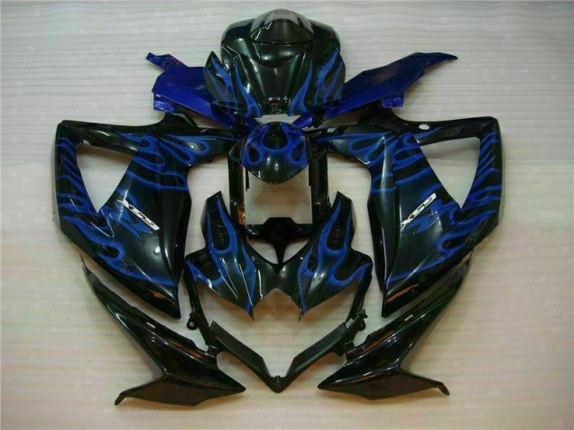 2008-2010 Blue Black Suzuki GSXR 600/750 Full Fairing Kit 2008-2010 Blue Black Suzuki GSXR 600/750 Full Fairing Kit